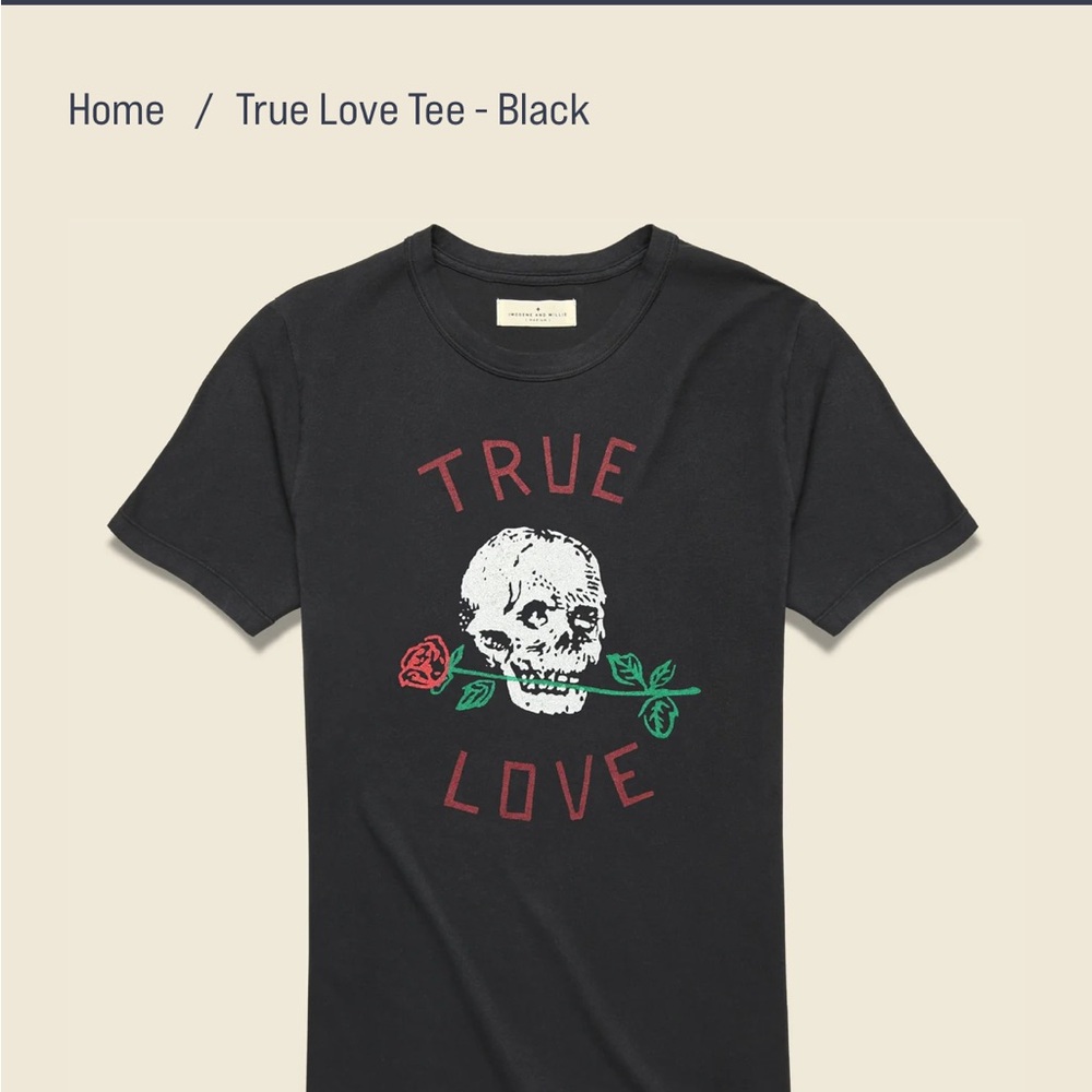 Imogene + Willie Classic Black Tee